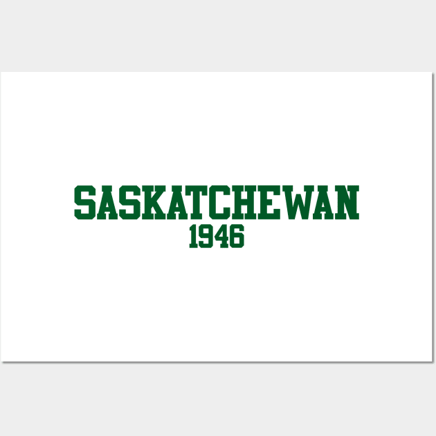 Saskatchewan 1946 (variant) Wall Art by GloopTrekker